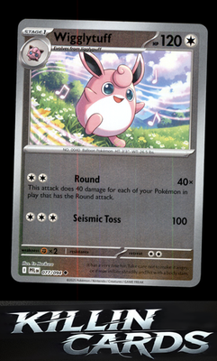 Reverse Holofoil Wigglytuff - 077/094 077/094 Pokemon Uncommon ME02: Phantasmal