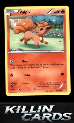 Vulpix 20/160 Pokemon Common XY - Primal Clash Card NM