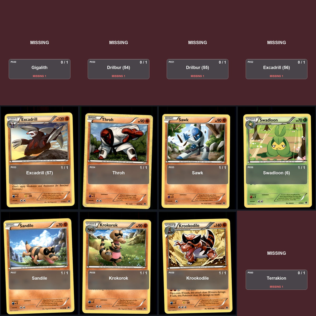 Pokemon TCG Emerging Powers C/UC/R Standard Set 65 Cards