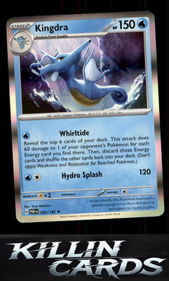 Kingdra 032/182 Pokemon Rare SV04: Paradox Rift Card NM