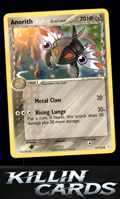 Anorith (Delta Species) 57/110 Pokemon Common Holon Phantoms Card LP