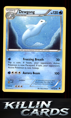 Dewgong 16/124 Pokemon Uncommon XY - Fates Collide Card NM