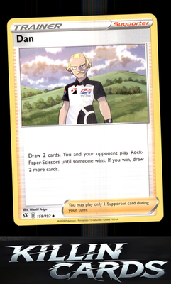 Dan 158/192 Pokemon Uncommon SWSH02: Rebel Clash Card NM