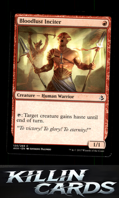Bloodlust Inciter 120 Magic C Amonkhet Card NM