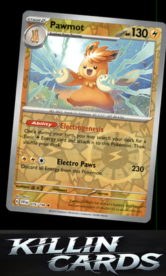 Reverse Holofoil Pawmot - 076/198 076/198 Pokemon Rare SV01: Scarlet & Violet Ba