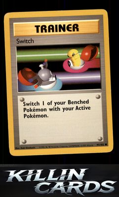 Switch 095/102 Pokemon Common Base Set Card LP