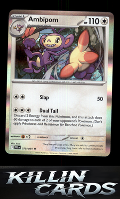 Ambipom - 079/094 079/094 Pokemon Rare ME02: Phantasmal Flames Card NM