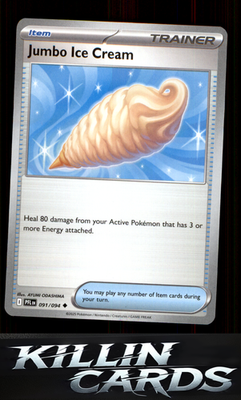 Jumbo Ice Cream 091/094 Pokemon Uncommon ME02: Phantasmal Flames Card NM
