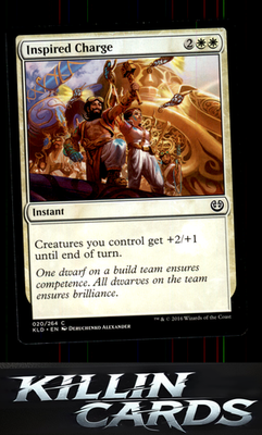 Inspired Charge 20 Magic C Kaladesh Card NM