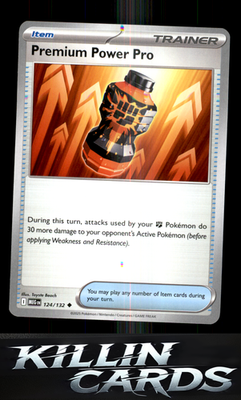 Premium Power Pro - 124/132 124/132 Pokemon Uncommon ME01: Mega Evolution Card N