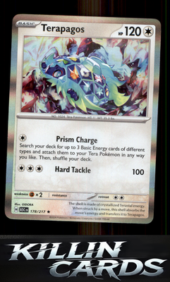 Terapagos 178/217 Pokemon Rare ME: Ascended Heroes Card NM
