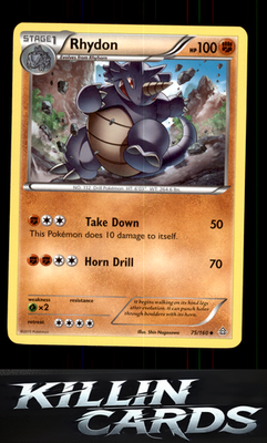 Rhydon 75/160 Pokemon Uncommon XY - Primal Clash Card NM