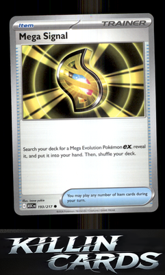 Mega Signal 193/217 Pokemon Common ME: Ascended Heroes Card NM