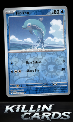 Reverse Holofoil Finizen 048/162 Pokemon Common SV05: Temporal Forces Card NM