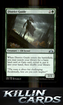 District Guide 128 Magic U Guilds of Ravnica Card NM