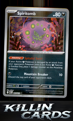 Reverse Holofoil Spiritomb - 087/132 087/132 Pokemon Uncommon ME01: Mega Evoluti
