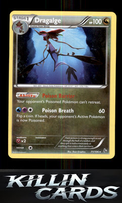 Dragalge 71/106 Pokemon Rare XY - Flashfire Card NM
