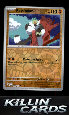 Reverse Holofoil Passimian 118/193 Pokemon Uncommon SV02: Paldea Evolved Card NM