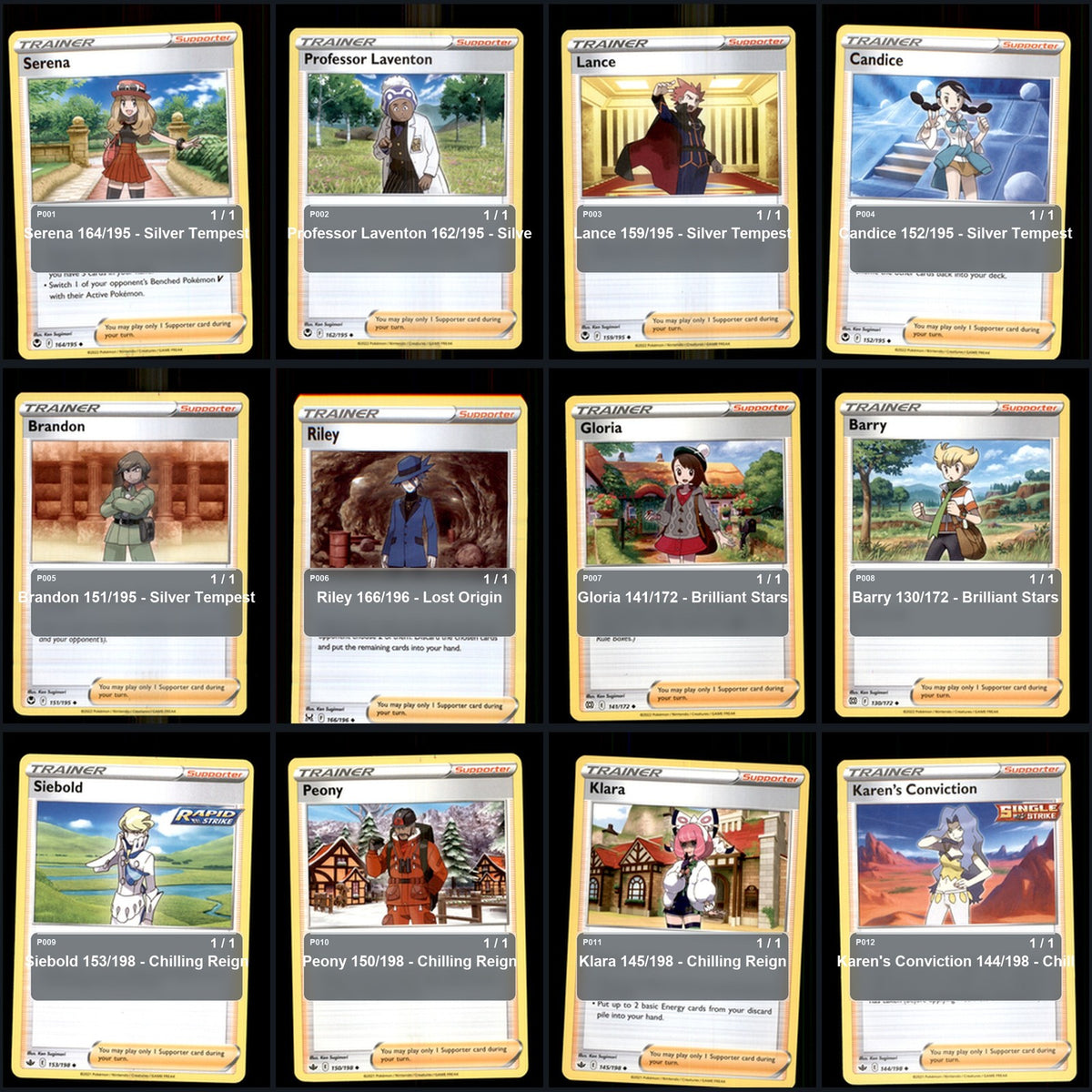 Pokemon TCG Ken Sugimori Artist Collection 89 Cards Lot