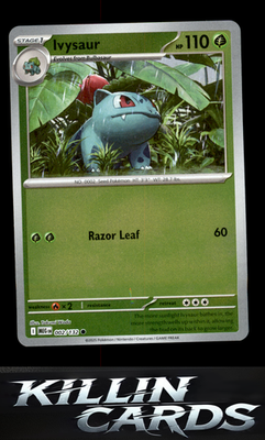 Reverse Holofoil Ivysaur - 002/132 002/132 Pokemon Common ME01: Mega Evolution C