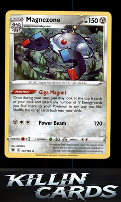 Magnezone 107/189 Pokemon Holo Rare SWSH10: Astral Radiance Card NM