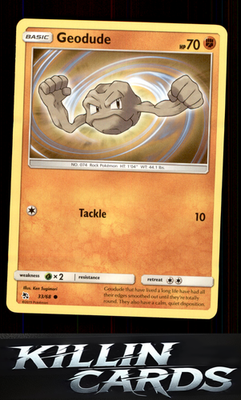 Geodude 33/68 Pokemon Common Hidden Fates Card NM