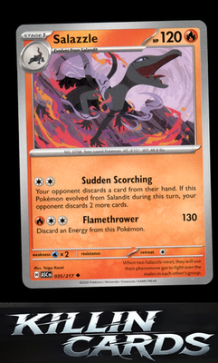 Salazzle - 035/217 035/217 Pokemon Uncommon ME: Ascended Heroes Card NM