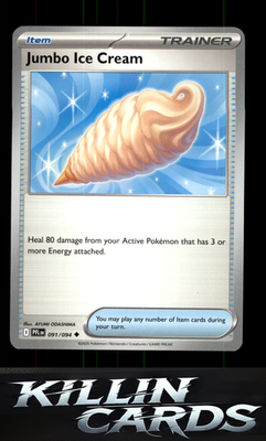 Jumbo Ice Cream 091/094 Pokemon Uncommon ME02: Phantasmal Flames Card NM