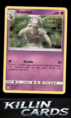 Dusclops 84/236 Pokemon Uncommon SM - Cosmic Eclipse Card NM