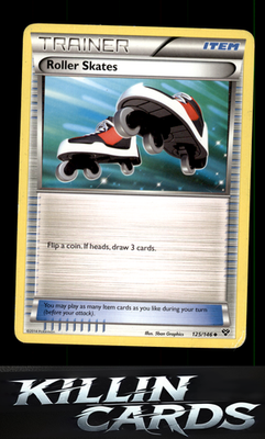 Roller Skates 125/146 Pokemon Uncommon XY Base Set Card LP