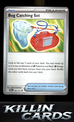 Bug Catching Set 102/131 Pokemon Uncommon SV: Prismatic Evolutions Card NM