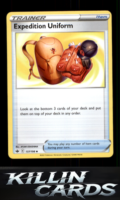 Expedition Uniform 137/198 Pokemon Uncommon SWSH06: Chilling Reign Card NM