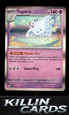 Togekiss - 082/217 082/217 Pokemon Rare ME: Ascended Heroes Card NM