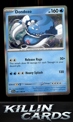 Dondozo - 061/198 061/198 Pokemon Rare SV01: Scarlet & Violet Base Set Card NM