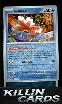 Reverse Holofoil Goldeen 020/131 Pokemon Common SV: Prismatic Evolutions Card NM