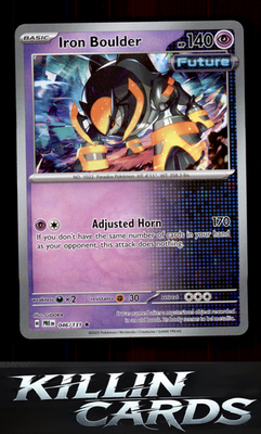 Iron Boulder (Poke Ball Pattern) 046/131 Pokemon Rare SV: Prismatic Evolutions C