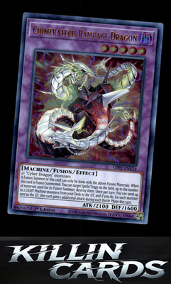1st Edition Chimeratech Rampage Dragon GFP2-EN124 YuGiOh Ultra Rare Ghosts From