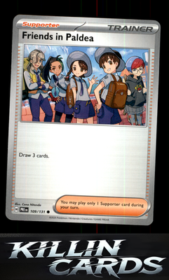 Friends in Paldea - 109/131 109/131 Pokemon Common SV: Prismatic Evolutions Card