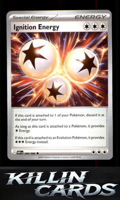 Ignition Energy 086/086 Pokemon Uncommon SV: White Flare Card NM