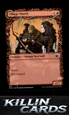 Village Watch (Showcase) 297 Magic U Innistrad: Midnight Hunt Card NM