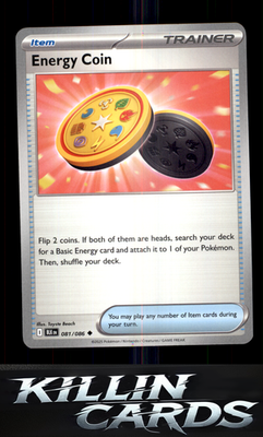 Energy Coin 081/086 Pokemon Uncommon SV: Black Bolt Card NM
