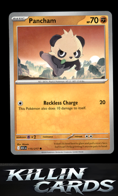 Pancham 115/217 Pokemon Common ME: Ascended Heroes Card NM