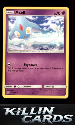 Azelf 85/236 Pokemon Uncommon SM - Unified Minds Card NM