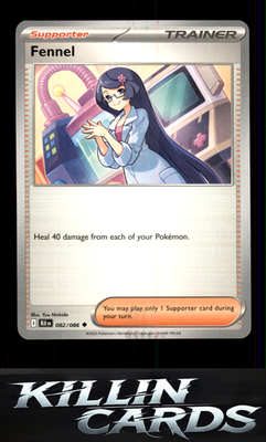 Fennel 082/086 Pokemon Uncommon SV: Black Bolt Card LP