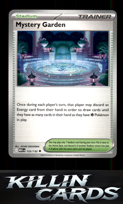 Mystery Garden - 122/132 122/132 Pokemon Uncommon ME01: Mega Evolution Card NM