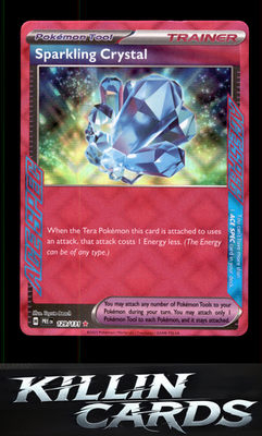 Sparkling Crystal 129/131 Pokemon ACE SPEC Rare SV: Prismatic Evolutions Card NM