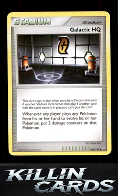 Galactic HQ 106/127 Pokemon Uncommon Platinum Card NM