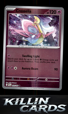 Reverse Holofoil Cresselia 039/094 Pokemon Uncommon ME02: Phantasmal Flames Card