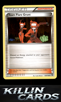 Team Flare Grunt 129/146 Pokemon Uncommon XY Base Set Card NM