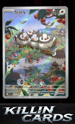 Starly - 221/198 221/198 Pokemon Illustration Rare SV01: Scarlet & Violet Base S